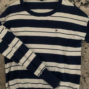 Tommy Hilfiger Blue Striped Sweatshirt